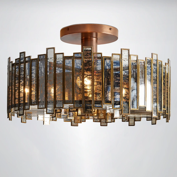 Helits Glass Lailar Ceiling Light 20''