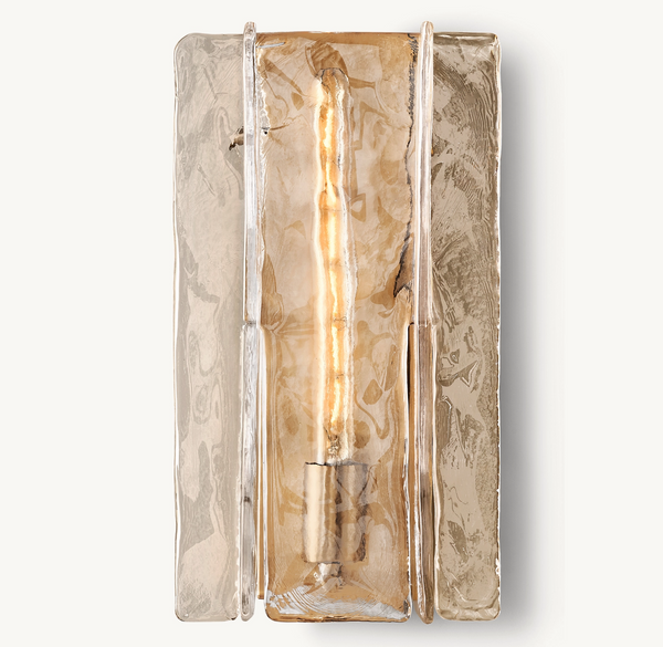Kattica Smoke Glass Sconce 15"