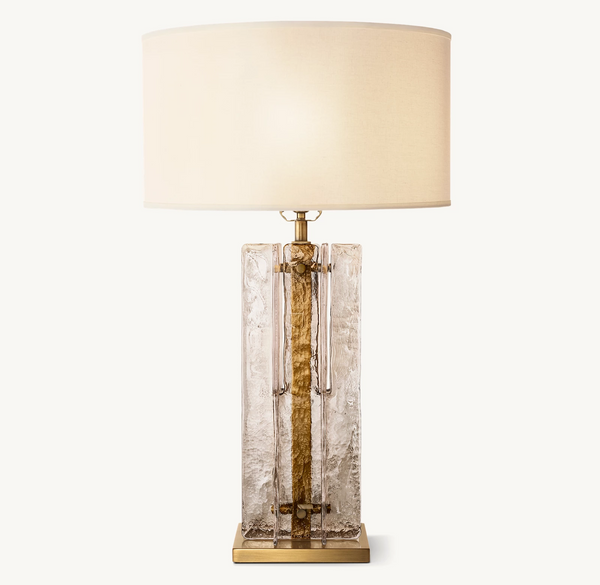Kattice Smoke Glass Table Lamp