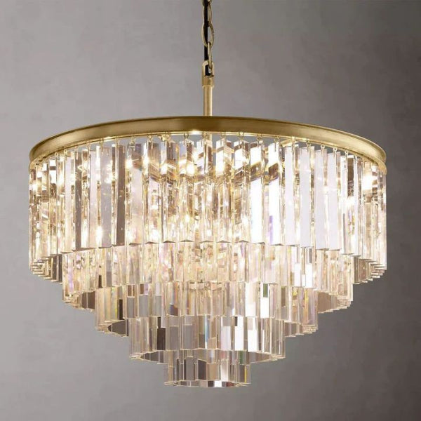 1920 Kaile Multi-Layer Round Chandelier 32"D