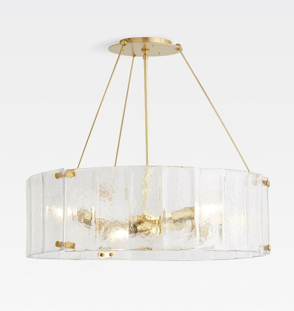 Willatme Glass Round Chandelier 32‘’