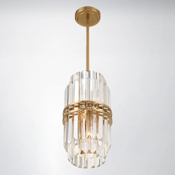 Kayes Round Crystal 4 Light Chandelier