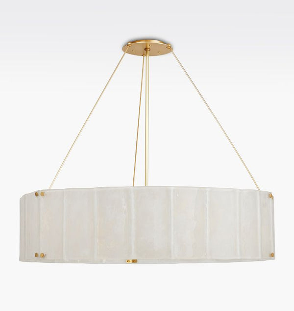 Willatme Glass Round Chandelier 48''