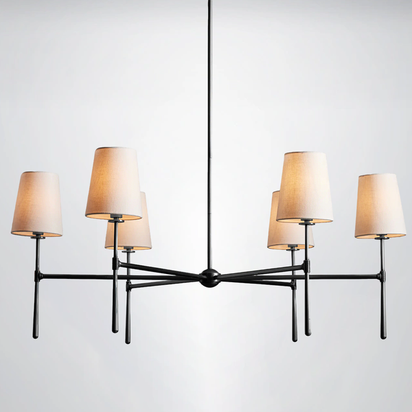 Rhcors Round Chandelier 4/6 Light