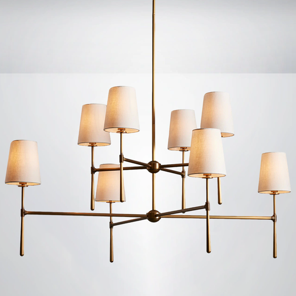 Rhcors 2-Tier Round Chandelier