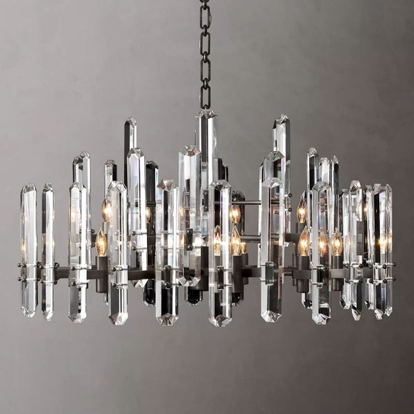 Higika Prism Round Chandelier 36"