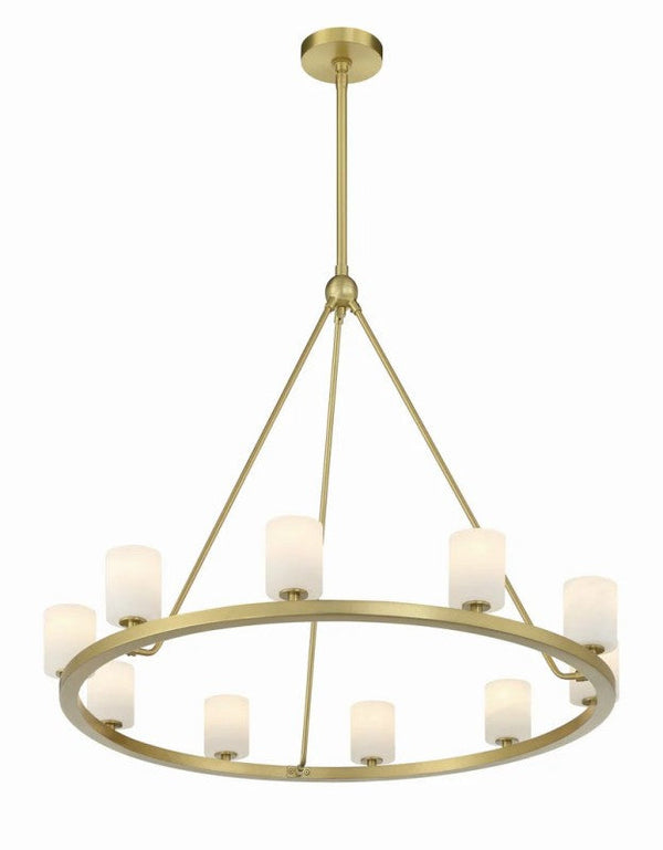 Oragen 10 Light Chandelier Alabaster