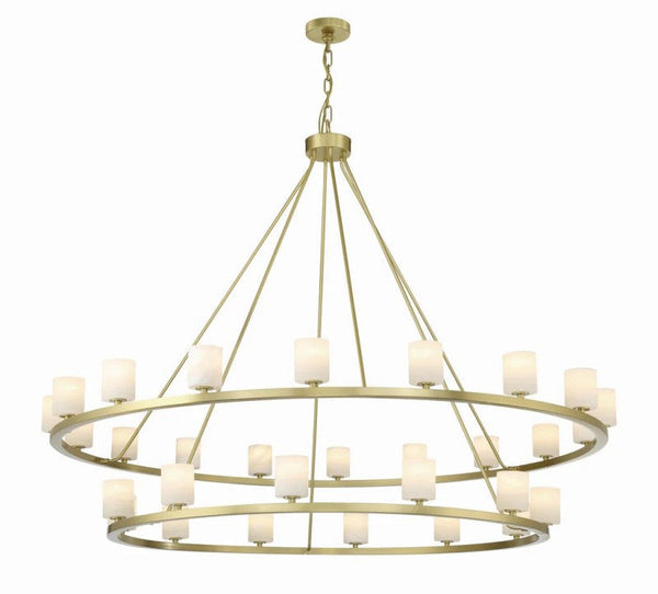 Oragen 30 Light Chandelier Alabaster