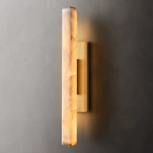 Aoudne Alabaster Single Sconce