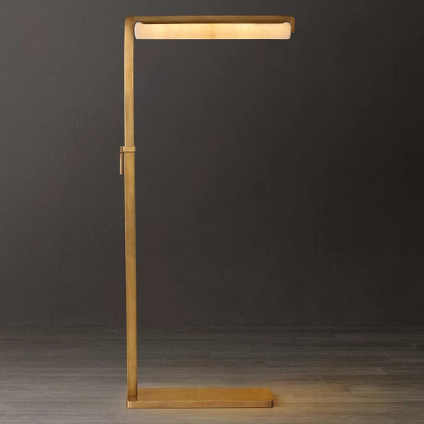 Aoudne Alabaster Task Floor Lamp