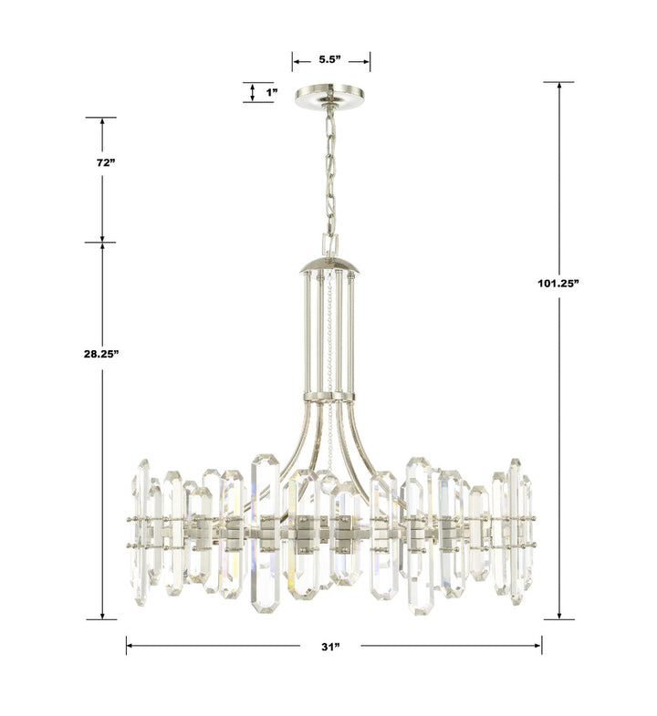 Bolton 12 Light Chandelier