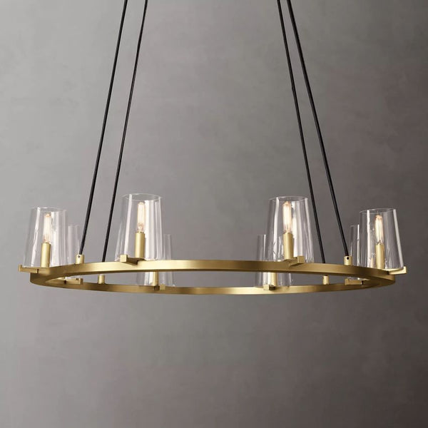 Matilo Glass Round Chandelier