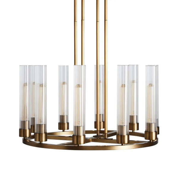 Andres Glass Round Chandelier