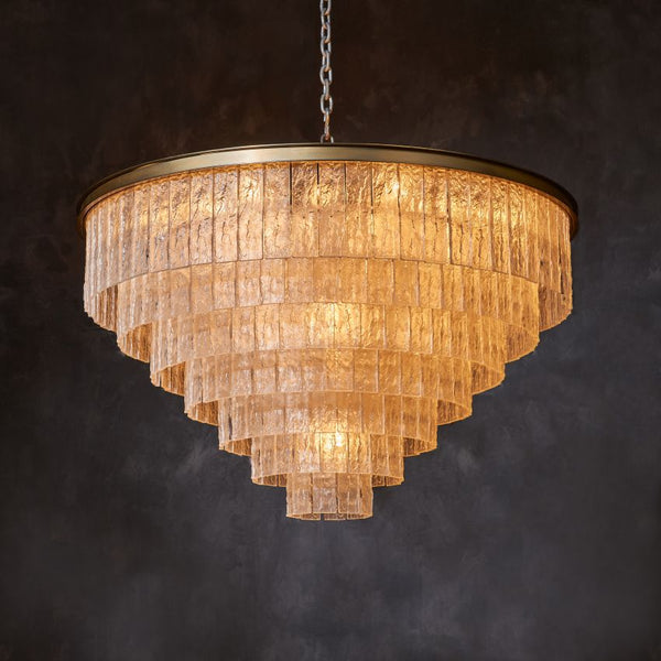 Sacoie Glass Round Chandelier