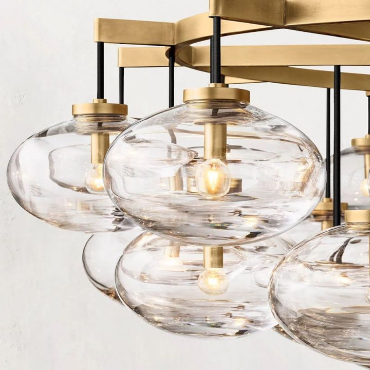 Cabrette Round  Living Room Chandelier 60"
