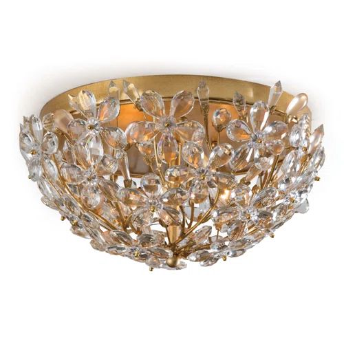 Rospa Crystal Flush Mount