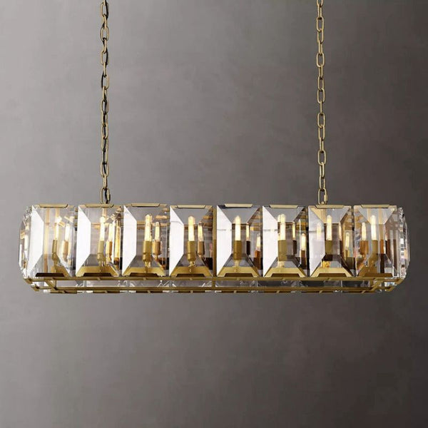 Hakro Crystal Rectangular Chandelier 55“