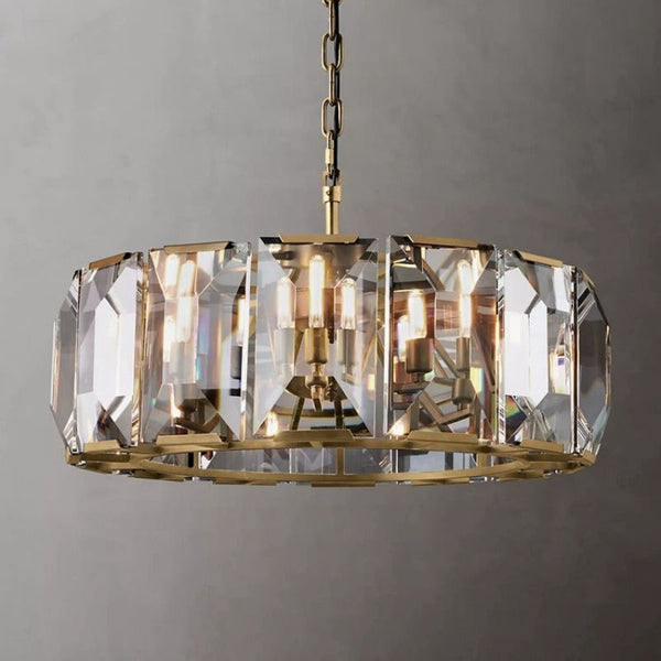 Hakro Crystal Round Chandelier 31“