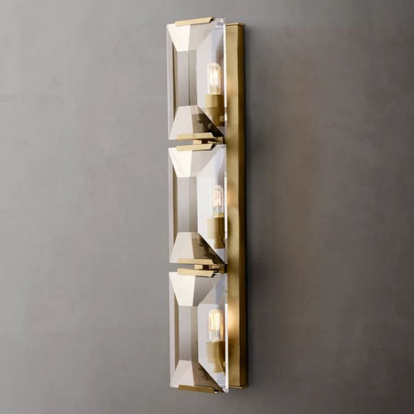 Hakro Crystal Triple Wall Sconce
