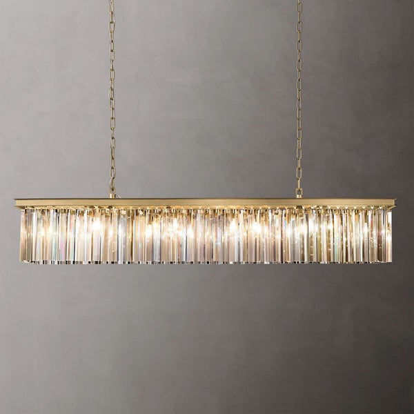 1920 Kaile Single Rectangular Chandelier
