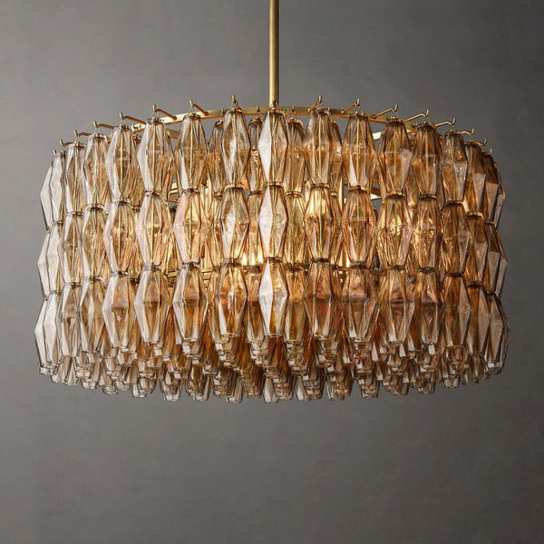 Chriay Crystal Round Chandelier 37"