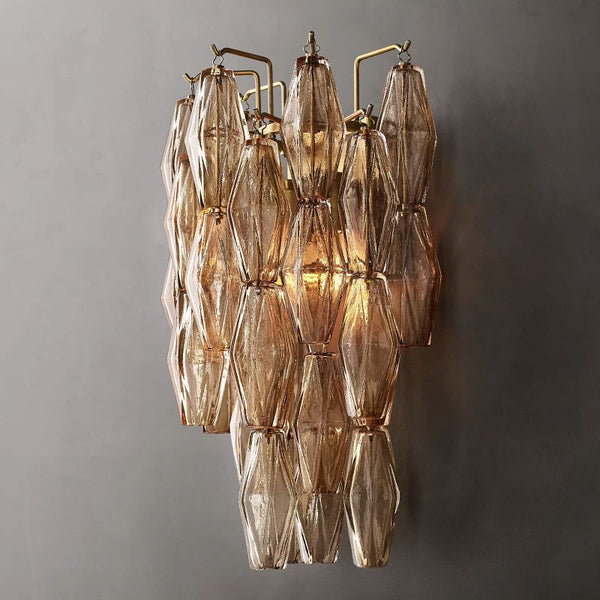 Chriay Crystal Wall Sconce 19“H 30“H
