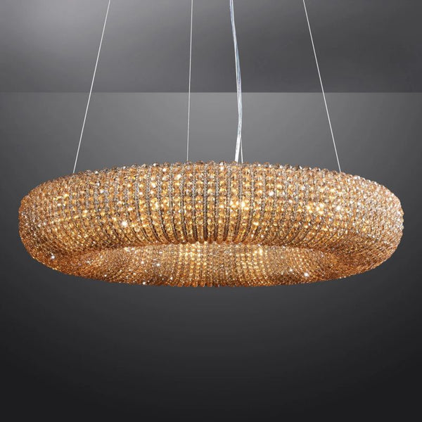 Halio Crystal Round LED Chandelier 59"