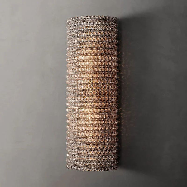 Halo Crystal Bedroom Wall Sconce