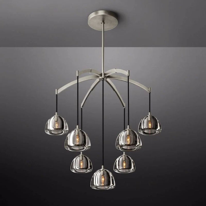 Hemispherical Round Chandelier 36''