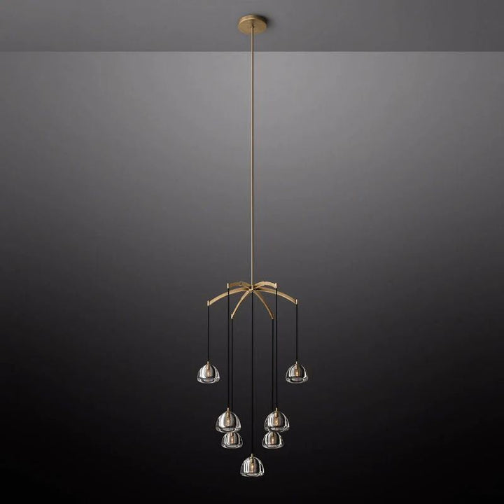 Hemispherical Round Chandelier 36''