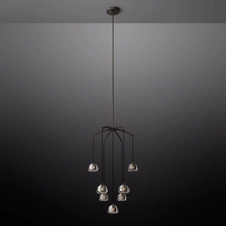 Hemispherical Round Chandelier 36''
