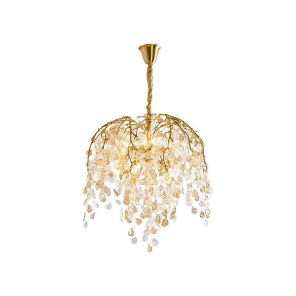 Cdyllic Glass Leaves Chandelier