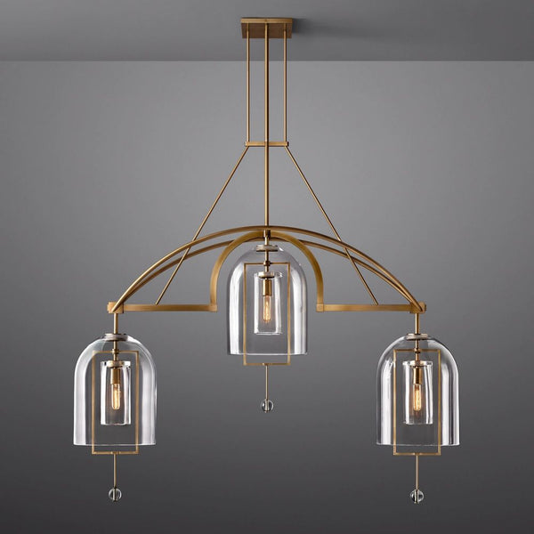 Furelit Linear Chandelier 61"