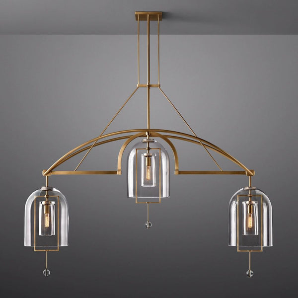 Furelit Linear Chandelier 73"