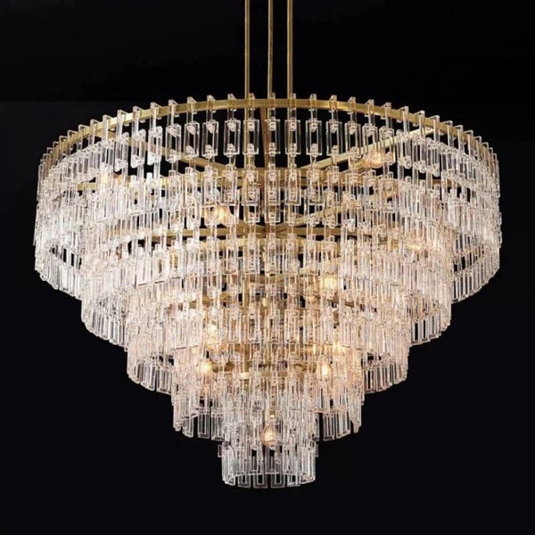 Sarika 5-Tier Round Chandelier 60"