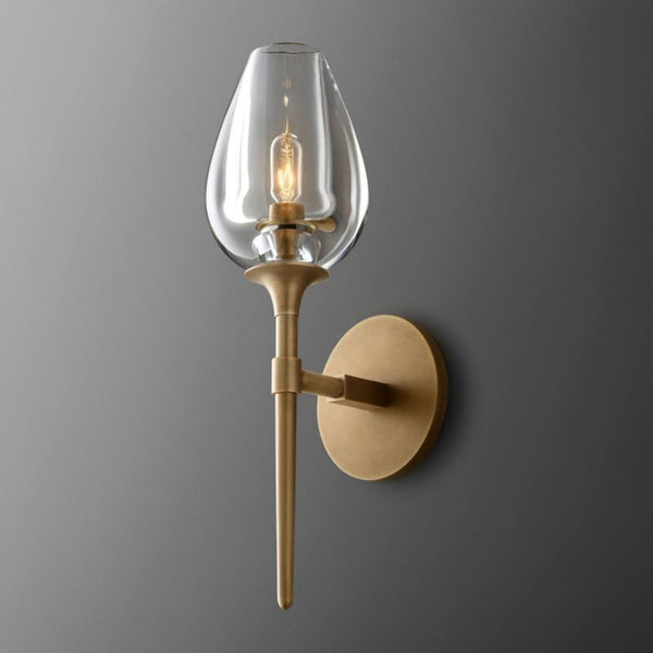 Tulip Glass Single Sconce