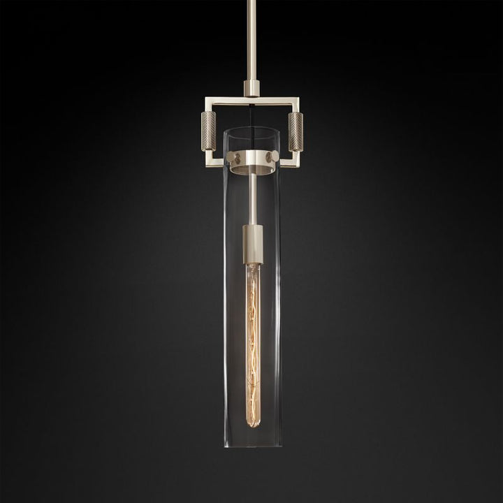 Mechanic Glass Cylinder Dining Room Pendant