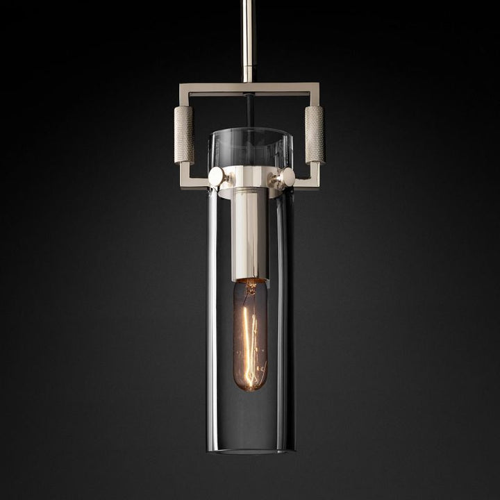 Mechanic Glass Cylinder Dining Room Pendant