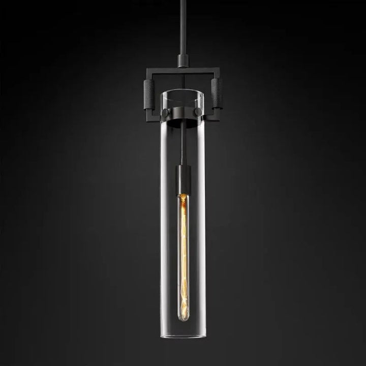 Mechanic Glass Cylinder Dining Room Pendant
