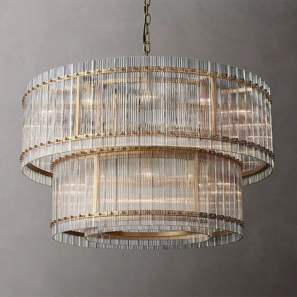 Sanrhca 2-Tier Round Chandelier 48"