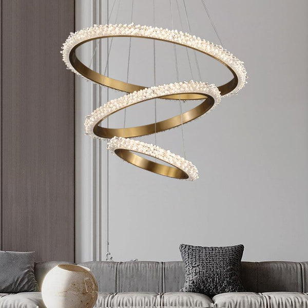 Primary Contemporary K9 Crystal Foyer Chandelier