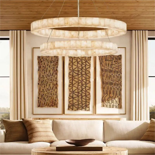 Rivage 2-Tier Round Chandelier 60"