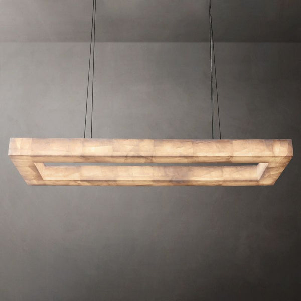 Rivage Rectangular Chandelier 54"