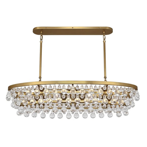 Robert Abbey Bling Oval Chandelier 8-Light