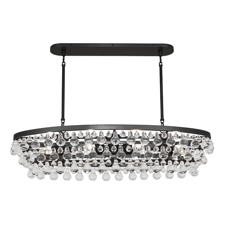 Robert Abbey Bling Oval Chandelier 8-Light
