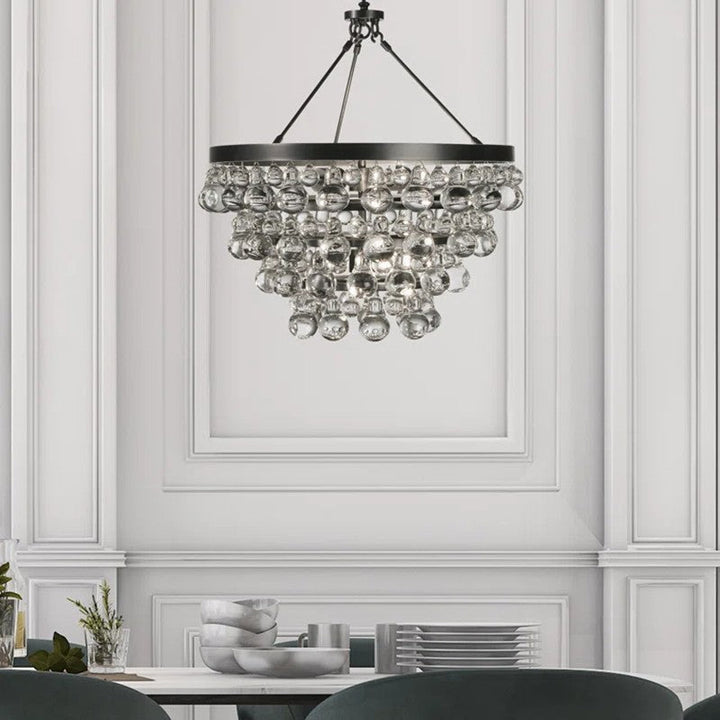 Robert Abbey Bling Round Chandelier 4-Light