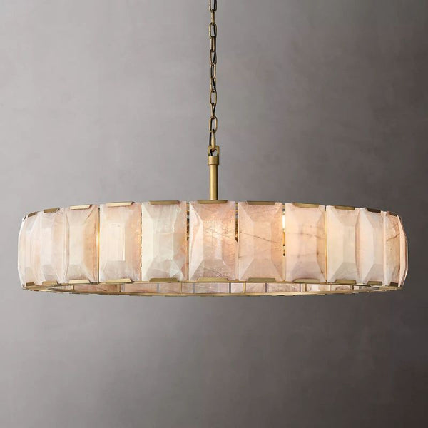 Hakro Calcite Round Chandelier 60"