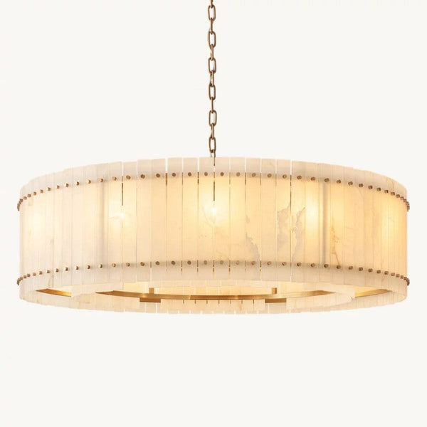 Sanrhca Alabaster Round Chandelier 60"
