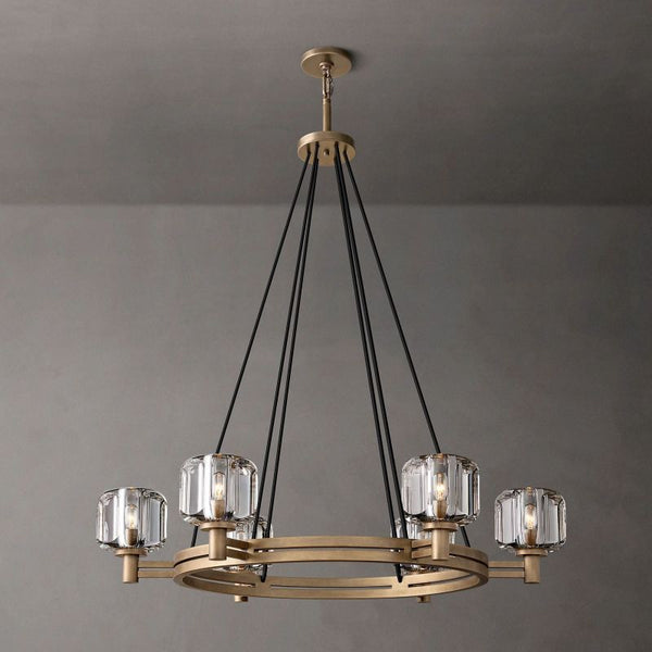 Saray Crystal Round Chandelier