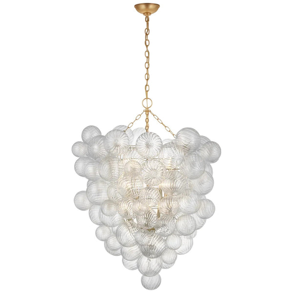 Tianie Glass  Entry Chandelier 36"